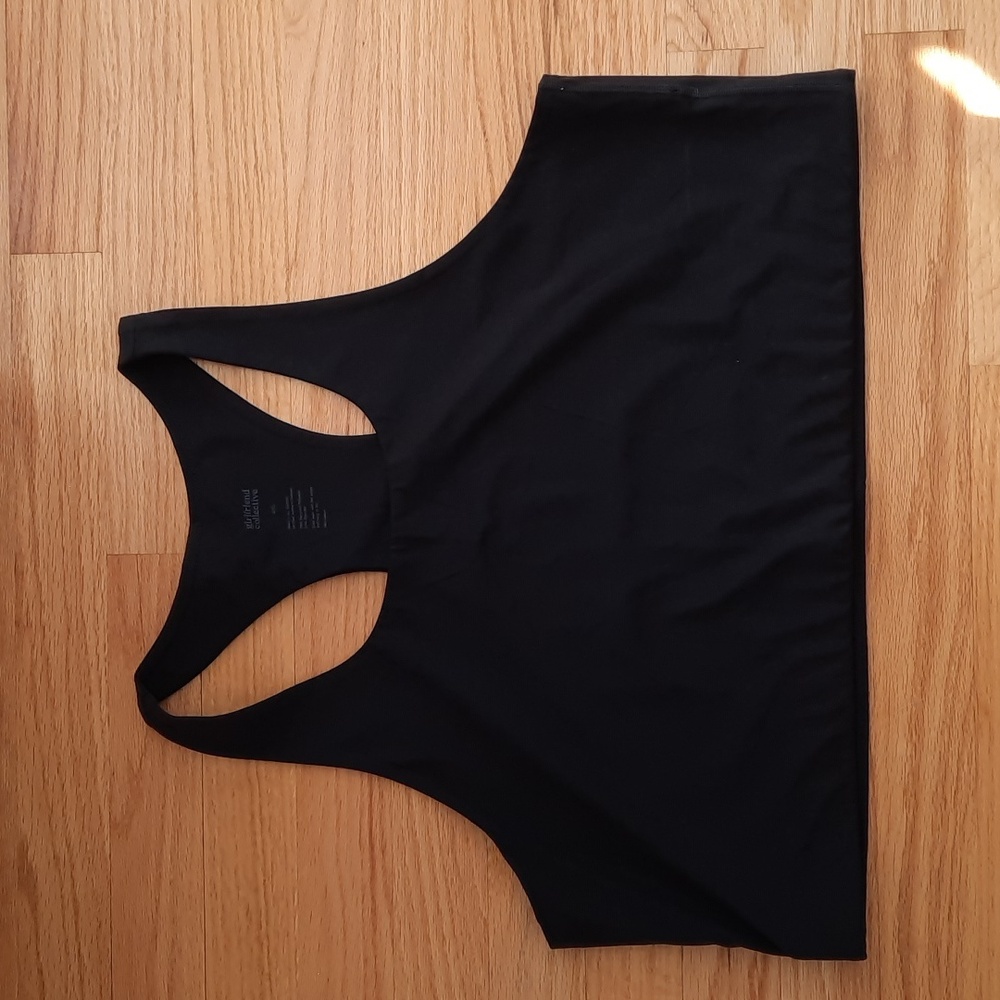 Girlfriend Collective 4XL Black Paloma Racerback Sports Bra